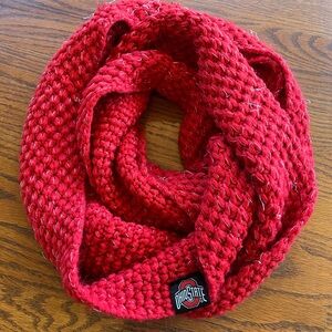 Ohio State Red Knit Scarf